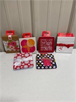 Gift card holders - set of 6