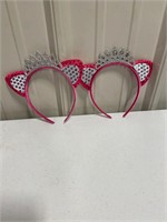 Plastic hair bands; Set of 2