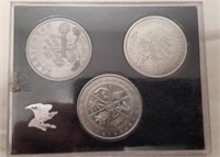 Washington 100 Years Of Statehood 3 Coin Set