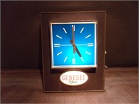 Vintage Genesee Lighted Clock