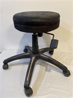 Rolling swivel height adjusting  working stool