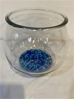 Glass fishbowl