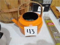 Orange Tea Pot – Missing Lid