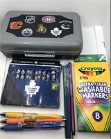 8 Craylo markers + 4 studio markers + 3 pens + 1