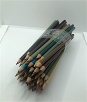 60 pcs rose art wooden coloring pencils