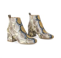 George Women's Snake High-Heeled Ankle Boots 6