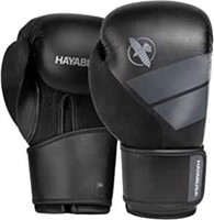 HAYABUSA S4 Boxing Gloves, Black, Size 12oz