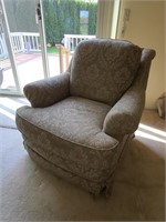 Plush Disque Furniture Swivel Chair