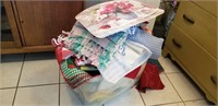 Bucket of Linens and More