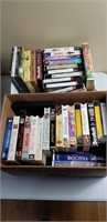 2 Boxes of VHS Tapes and More
