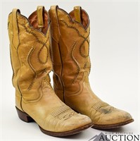 Men's Dan Post Leather Western Cowboy Boots 10 D
