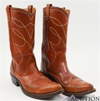 Men's Double H Leather Western Cowboy Boots 10.5 D