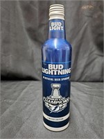 Empty Bud Light 2020 Stanley Cup Champs Bottle