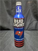 Empty Bud Light 2020 Superbowl Champs Bottle