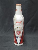 Full Budweiser 2011 World Series Champs Bottle