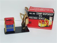 Mail Box Stamp Dispenser w/Postage Scale