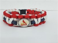 Braided Cord Cardinals Bracelet