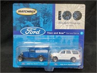 Matchbox Ford Then & Now Cars NIB