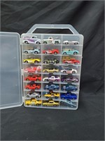 Double Sided Carrier w/Variety of Cars/Trucks