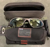 Sun glasses In Oakley Case, Oakley Lens Cleaner