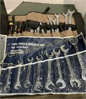 Angle Wrench Set and Wrench Set with Screwdriver