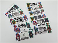 Lot of Unfolded 1993 Upper Deck BAT Cards