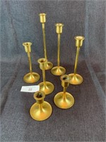 Brass Candlestick Holder Assortment
