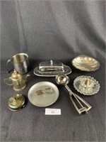 Lot of Silverplate and Silver Tone Items