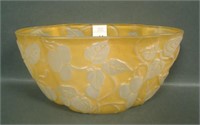 Consolidated Yellow Wash Olive Vase