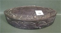 Consolidated Pond Lily Oval Covered Candy Box