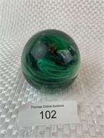 Paperweight Signed by Artist