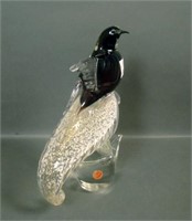 Formia Vetri Murano Glass Bird Glass Figurine