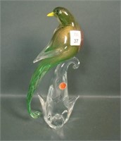 Formia Vetri Murano Glass Bird Glass Figurine