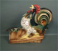 Large 1950's Strutting Rooster TV Lamp