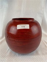 Wooden Vase 10" x 10"