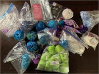 Large Lot of Yarn and and Hooks
