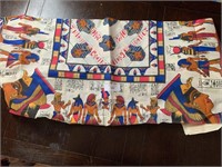 Vintage Egypt Themed Tablecloth