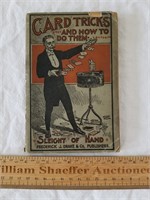 1902 Card Tricks Magic Book