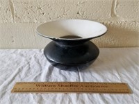 Cast Iron & Porcelain Spittoon