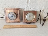 Vintage Clocks Victor & Sunbeam Untested