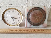 Vintage Clocks Westclox & GE Untested