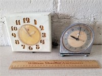 Vintage Clocks Telechron & Hammond Untested