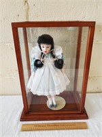 Porcelain Doll w/ Case