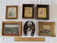 Vintage Small Framed Pictures 1 Lot