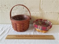 2 Longaberger Baskets