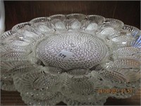 2 Clear Egg Plates