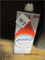 Vtg. Zippo Lighter Fluid Can