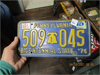 1 PA. Bicentennial Tag Plate