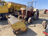 Case 830 Broom Tractor (not running)