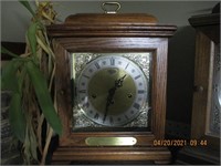 Ridgeway Mantel Clock w/Key-25th Anniv.Western